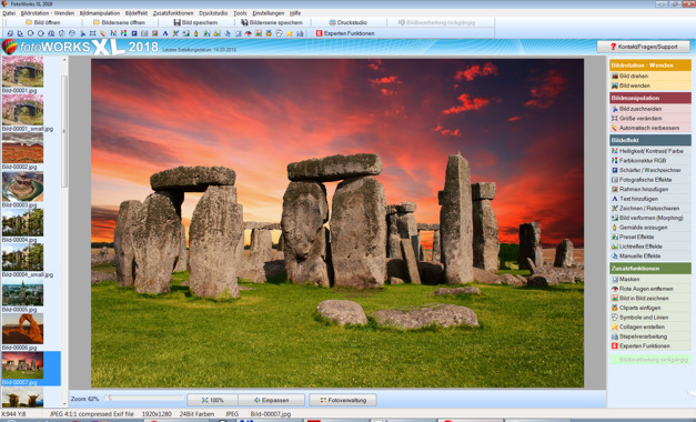 FotoWorks XL als Bildbearbeitungsprogramm